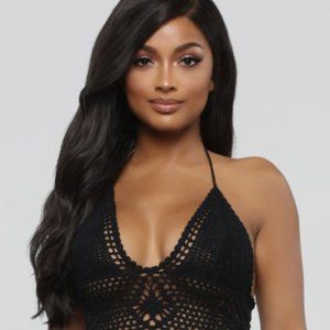 Nova Swim Desi Crochet Top / Swim Coverup